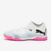 Puma Future 7 Match TT – White, Black & Poison Pink (Turf Boots)