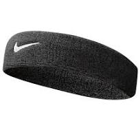 Nike Swoosh Headband Black / White OSFA