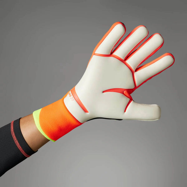 Adidas Predator Pro Goalkeeper Gloves – Black/Solar Red/Solar Yellow